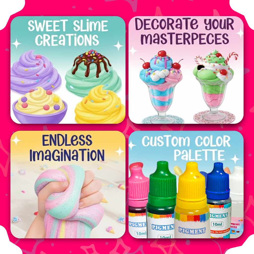 ICECREAM DIY KIT - Fluffy Butter Slime