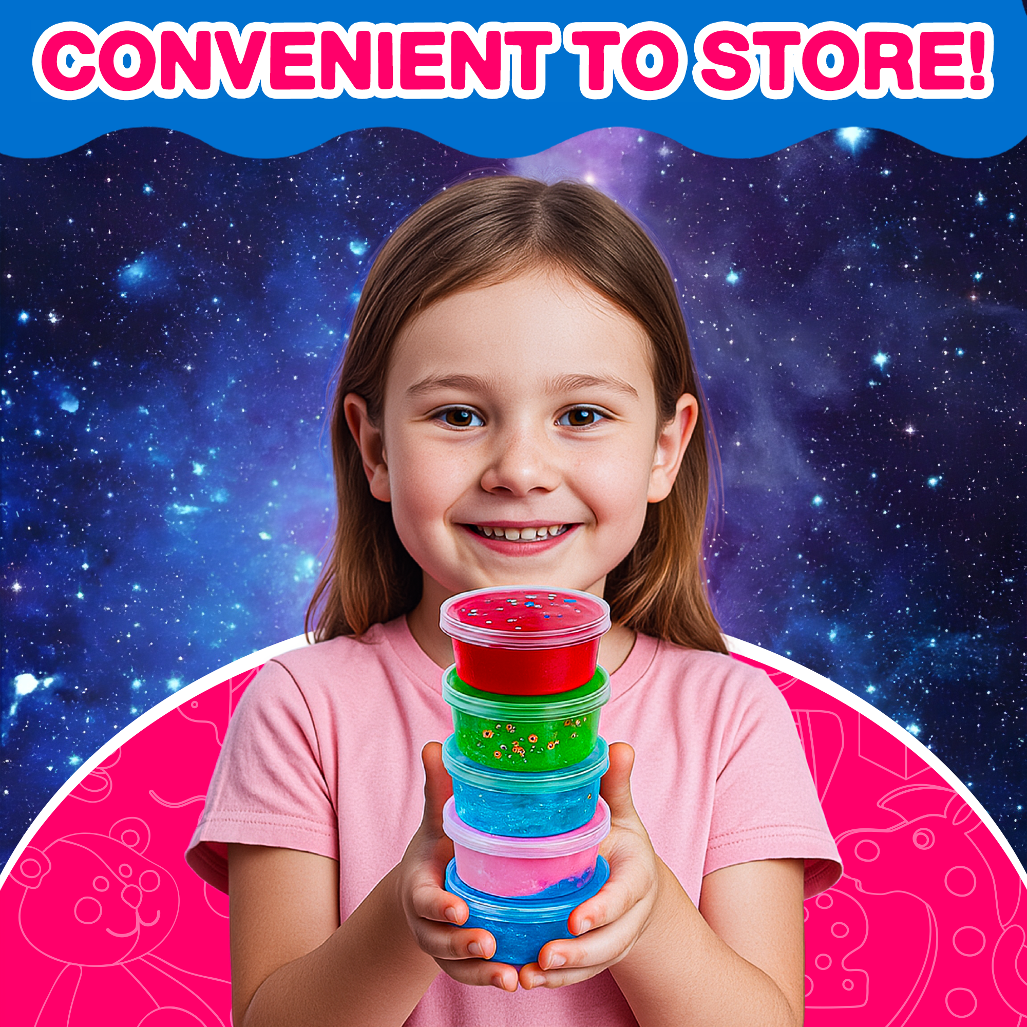 GALAXY DIY KIT - Fluffy Butter Slime