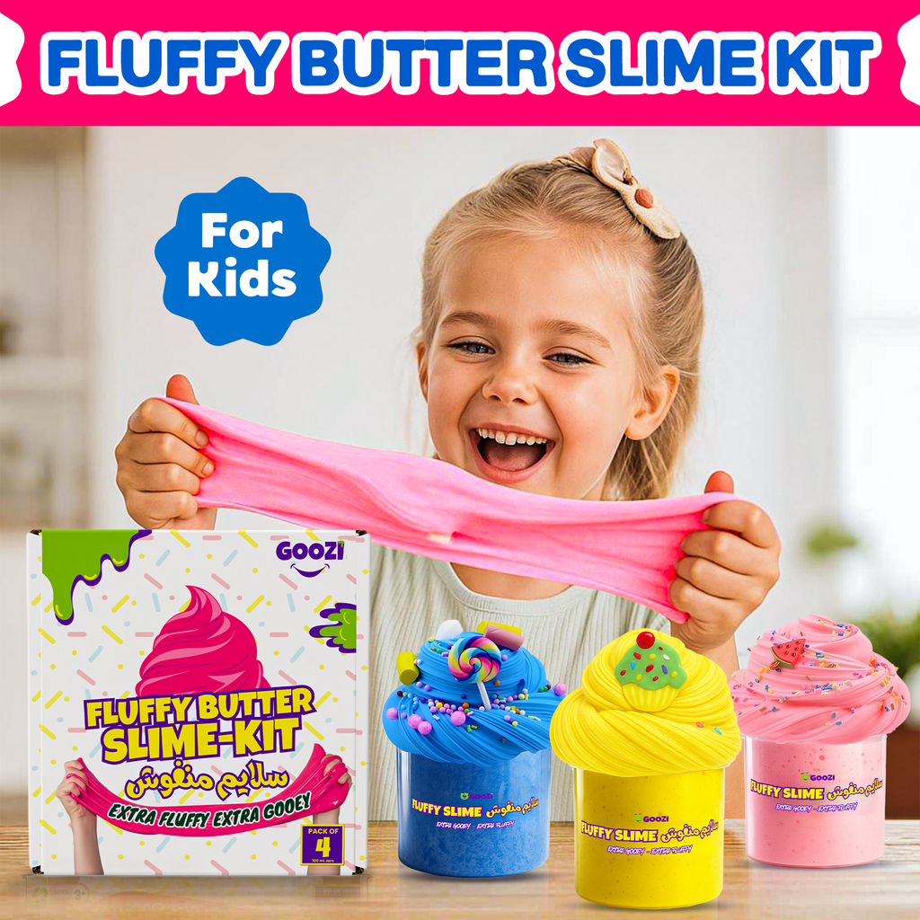Fluffy Butter Lime Jars – Pack of 4 (100ml each) + Free Accessories