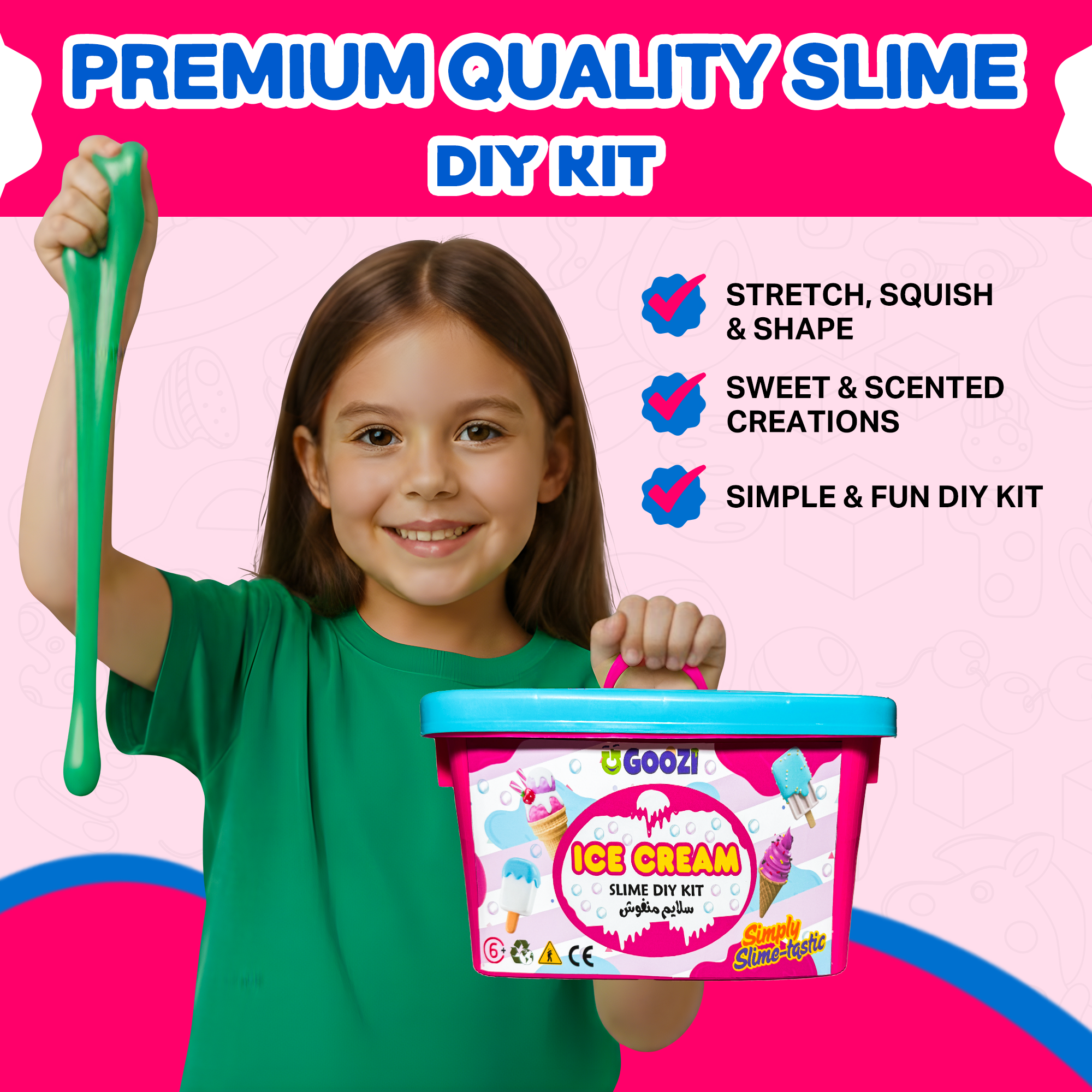 ICECREAM DIY KIT - Fluffy Butter Slime
