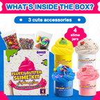 Fluffy Butter Lime Jars – Pack of 4 (100ml each) + Free Accessories