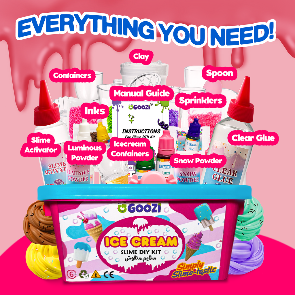 ICECREAM DIY KIT - Fluffy Butter Slime