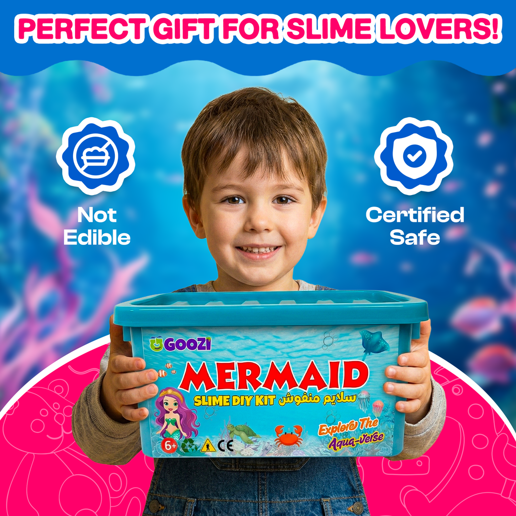 MERMAID DIY KIT - Fluffy Butter Slime