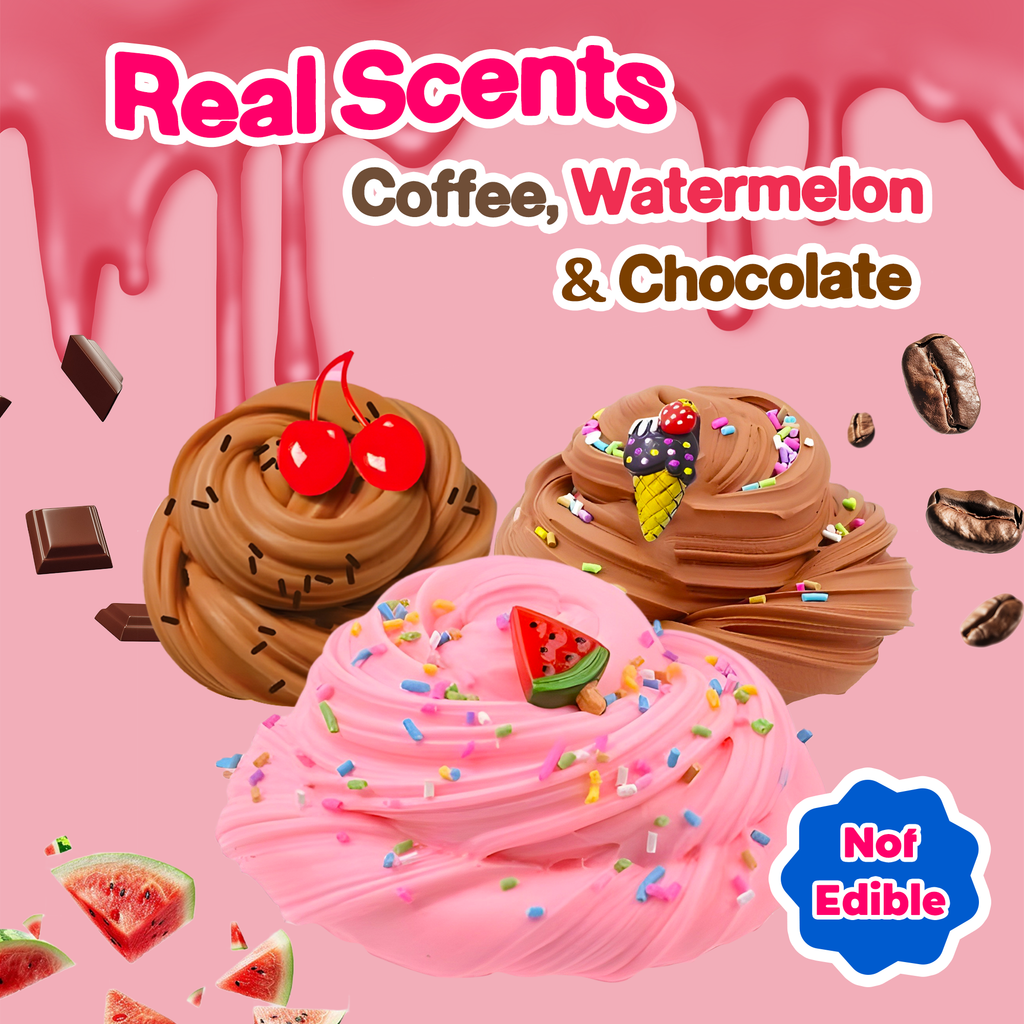 ICECREAM DIY KIT - Fluffy Butter Slime