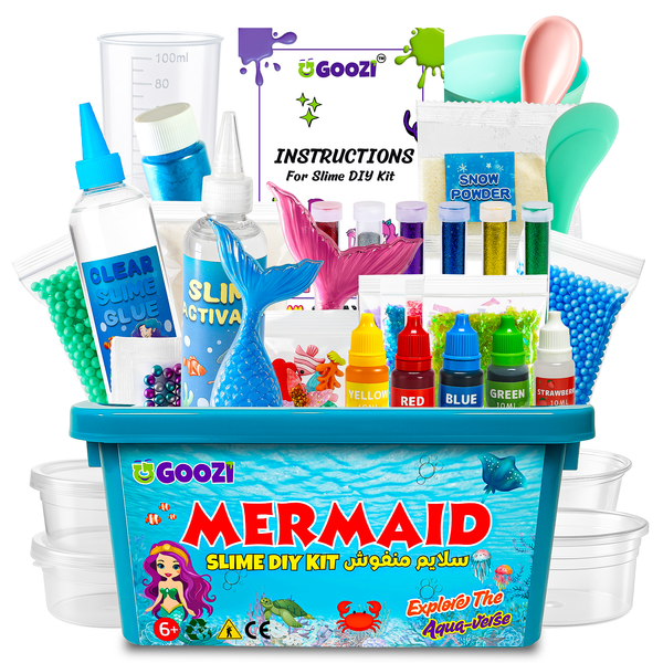 MERMAID DIY KIT - Fluffy Butter Slime