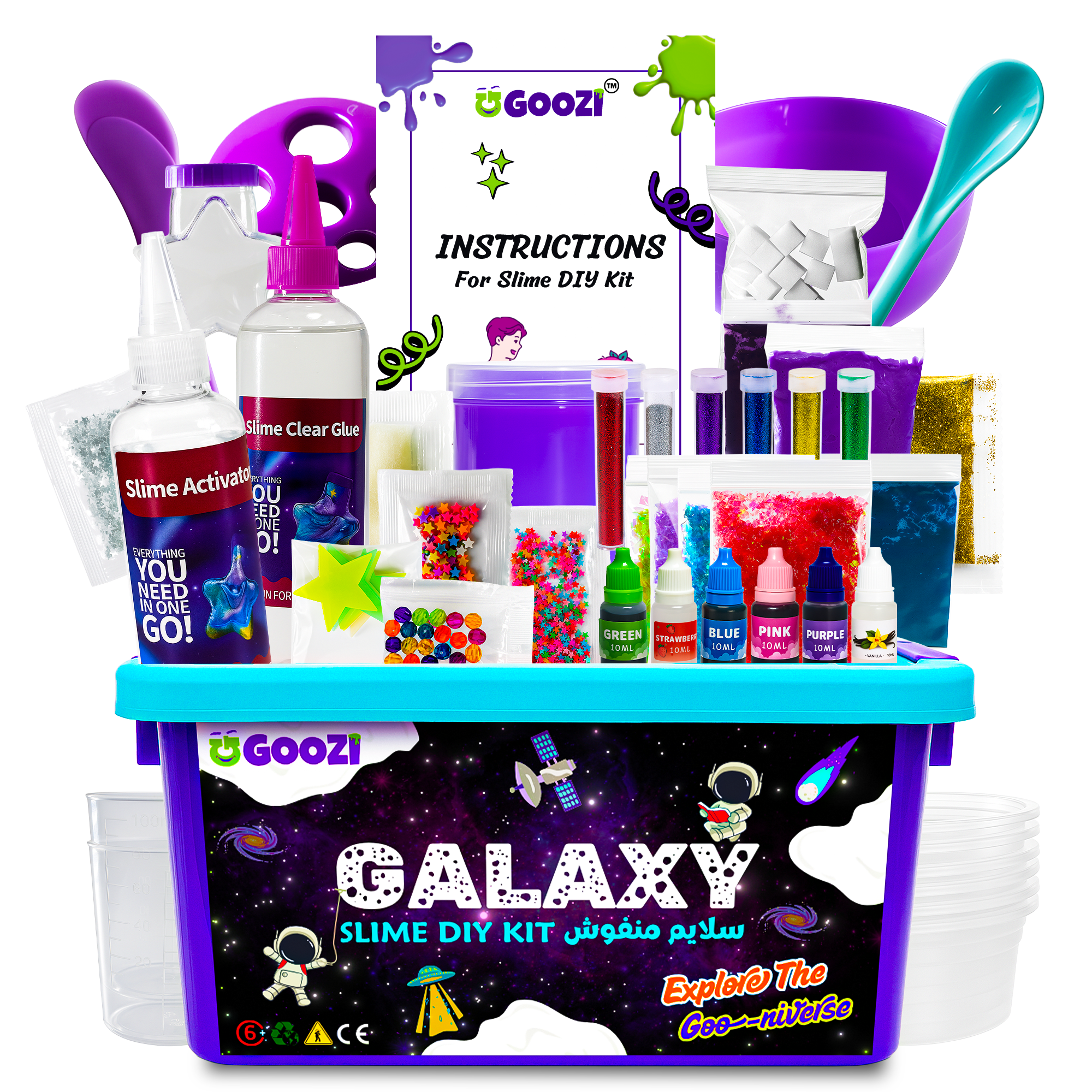 GALAXY DIY KIT - Fluffy Butter Slime